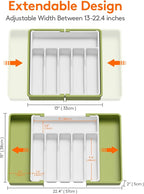 Lifewit Silverware Drawer Organizer, Expandable Utensil Tray - Image 3
