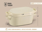 Kook Dutch Oven, for Bread Baking, Sourdough Loaf Pan, Dual Handles, Enameled - Image 8