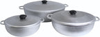 IMUSA Caldero Stock Pot with Lid 3pc Set, 1.5/3.5/7 QT, Cast Aluminum, Riveted by VisitIMUSA