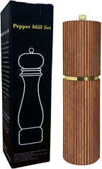 Wooden Pepper Grinder Pepper Mill, Adjustable Coarseness Salt Pepper Grinder - Image 4