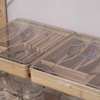 Kitchen Drawer Organizer, 13 Inch Silverware Utensil Tray Holder, - Image 5