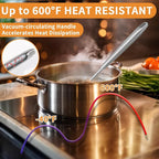Deep Stainless Steel 13.7 Inches Newness Soup Ladle, Resilient 304 Stainless - Image 4