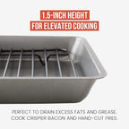 Chef Pomodoro Nonstick Carbon Steel Small Roasting Pan - Image 4