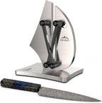 VN3 Professional Knife Sharpener | 3-Action Streamlined Sailboat Design by Grihot