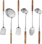 6 Pcs Cooking Utensils Set 304 Stainlss Steel Kitchen Utensils Set Heat by Lazycorner
