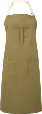 Cotton Canvas Apron for Women & Men – Adjustable Neck Strap & Waist Ties - Image 9