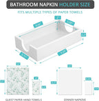 Napkin Holder for Bathroom, Wooden Guest Towel Holder Tray for Bathroom - Image 2
