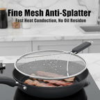 KitchenGuard Stainless Steel Splatter Guard Set of 2 - Image 5
