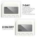 BN-LINK Indoor Digital Timer Outlet, Single Outlet 7 Day Programmable Light - Image 4