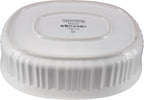 CorningWare FS12 1.5qt/1.4L French White Oval Ceramic Casserole Bakeware Dish - Image 3