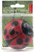 Kikkerland Ladybug Kitchen Timer, 5.7 x 5.7 x 4.4 cm - Image 8