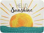 Summer Seaside Sunset over Sea Dish Drying Mat by Anyako
