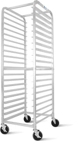 BIEAMA 20-Tier Sheet Pan Rack, NSF Bun Pan Rack, Aluminum Bakery Rack, Home by BIEAMA