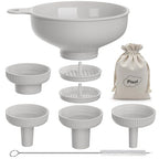 Pisol Wide Mouth Versatile Funnel, Canning Funnels by Pisol