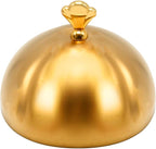 Gold Stainless Steel Food Dome Cover Food Protecting Dome Cover Serving Plate - Image 7