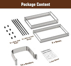 Housolution Cutting Board Organizer Rack, Expandable Baking Tray and Cookie - Image 7