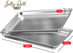 Eatex Aluminum Baking Sheet Set, Nonstick Cookie Sheets - Image 2