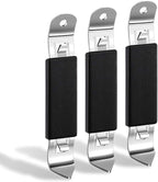 KTOJOY 3 Pack Magnetic Bottle Openers Stainless Steel Flat Bottle Opener by KTOJOY