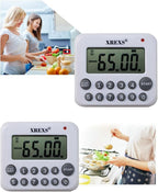 XREXS Digital Kitchen Timer Magnetic Countdown Up Cooking Timer Clock - Image 2