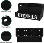 Suli Kitchen Utensils Holder, Wooden Utensil Organizer - Image 4