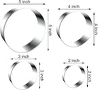 Circle Round Biscuit Cookie Cutter Set - Image 2