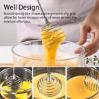 Stainless Steel Spring Coil Whisk 1 Pack, Wire Whip Egg Beater, Kitchen - Image 7