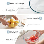 Cuiselect 4pc Glass Mixing Bowls - Image 3