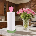 Modern Wooden Paper Towel Holder Stand - Image 2
