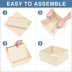 Criusia Drawer Organizer Clothes, 24 Pack Dresser Organizer Bins - Image 7