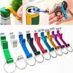200Pcs Colored Aluminum Bottle Opener Keychain, Soda Beverage Beer Bottle - Image 4