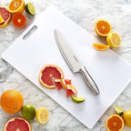 Farberware Extra-Large Plastic Cutting Board, Dishwasher- Safe Poly Chopping - Image 3