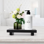 Renawe Small Black Bathroom Decor Tray - Image 2