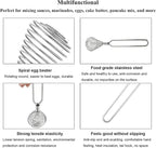 Stainless Steel Spring Coil Whisk Wire Whip Cream Egg Beater Gravy Cream Hand - Image 4