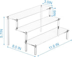 HENABLE Large Acrylic Display Risers, Perfume Stand Organizer, Tabletop Use - Image 5