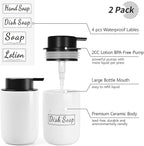 BosilunLife White Soap Dispenser Set - Image 2