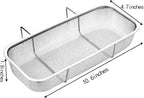 Stainless Steel Side Sink Drain Strainer Basket, Corner Hanging Sink Strainer - Image 4