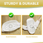 Colander Bowl Set of 2, Nesting Large Capacity Plastic Food Strainer - Image 5