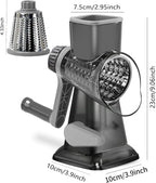 Dachenus Cheese Grater Rotary Cheese Grater, Versatile Cheese Shredder - Image 5