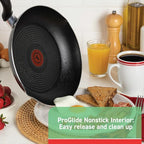 T-fal Initiatives Nonstick Cookware Set 18 Piece, Oven Broiler Safe 350F - Image 2
