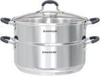SUNHOUSE - 5.5 Quart Steamer Pots by SUNHOUSE