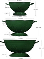 Metal Colander Set of 3, Strainer Basket - Image 2