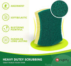 ORIGHTY Heavy Duty Cellulose Scrub Sponges Kitchen, Powerful Scrubbing & - Image 4