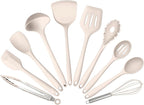 10 Pack Kitchen Utensils Set for Cooking, Leonyo Silicone Cooking Utensils Set by Leonyo