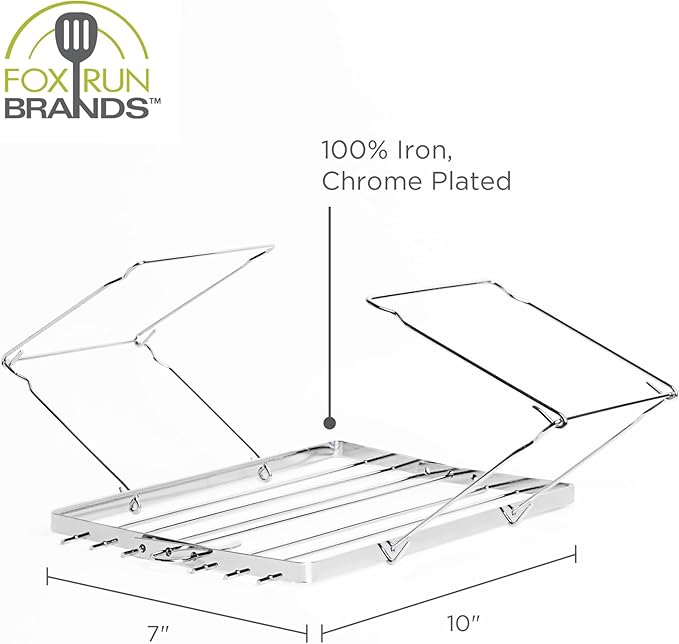Fox Run Turkey Roasting Rack and Lifter - Image 6