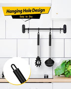 Silicone Pasta Fork and Ladle Spoon Set, Large Non Stick Kitchen Utensils - Image 6