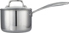 Tramontina Tri-Ply Clad Stainless Steel 2-Quart Small Sauce Pan - Image 2