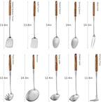 10 Pcs Cooking Utensils Set 304 Stainlss Steel Kitchen Utensils Set Heat - Image 2