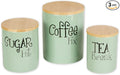 DII Kitchen Accessories Retro Collection Ceramics, Canister Set, 3 Piece by DII