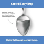 Misen Plating Chef Spoon – Stainless Steel Precision Cooking and Serving Spoon - Image 5