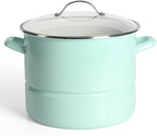 Martha Stewart Thayer 16-Quart Enamel On Steel Scratch Resistant Steamer Stock by MarthaStewart